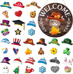 FestivaCharm™ Highland Cow Sign — Instantly Transform Your Door into a Year-Round Celebration That Wows Every Guest