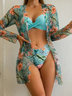 MarissaWave™ 3-in-1 Bikini Set — Unleash Your Confident, Curve-Hugging Beach Glow