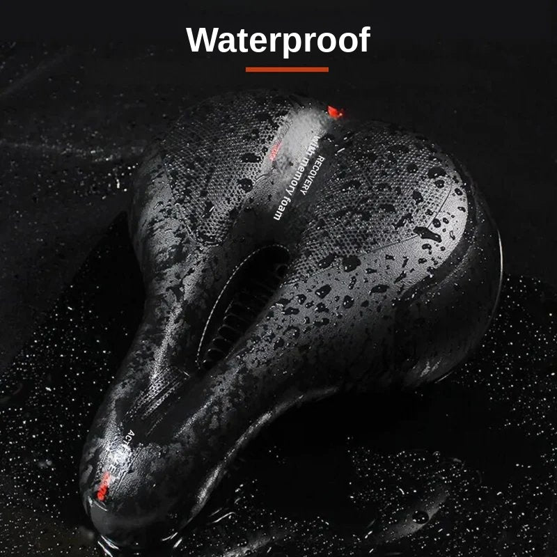 Bicycle Saddle | Dual Suspension & Memory Foam | Ventilation Groove | Veloflex
