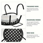 Balcony Pot Holder | Railing Space Saver | Bottom with Open Drainage | BalconyNest