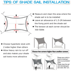 Rectangular Waterproof Sun Shade | Waterproof Outdoor Material | UV Defense | SkyCover