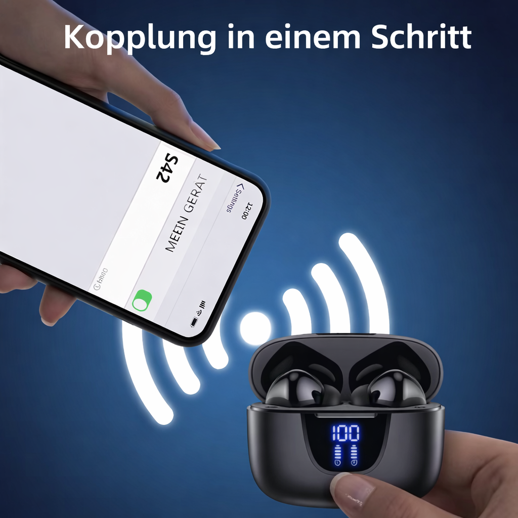 Wireless Earbuds | In-Ear Headphones | Extended Listening Comfort & Crisp Calls | Voltiva