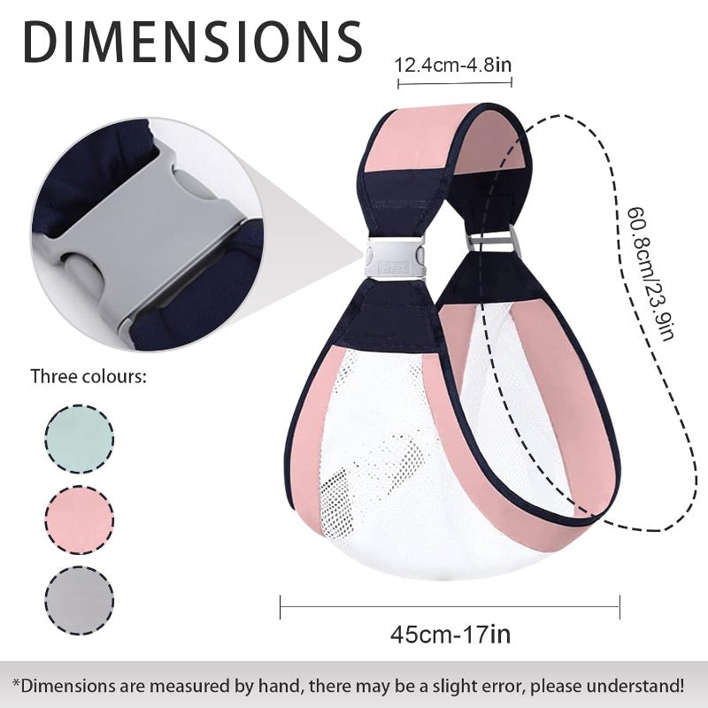 ZephraLuxe™ — Enjoy Effortless, Cool Comfort and Shoulder-Soothing Support Every Step with Your Baby