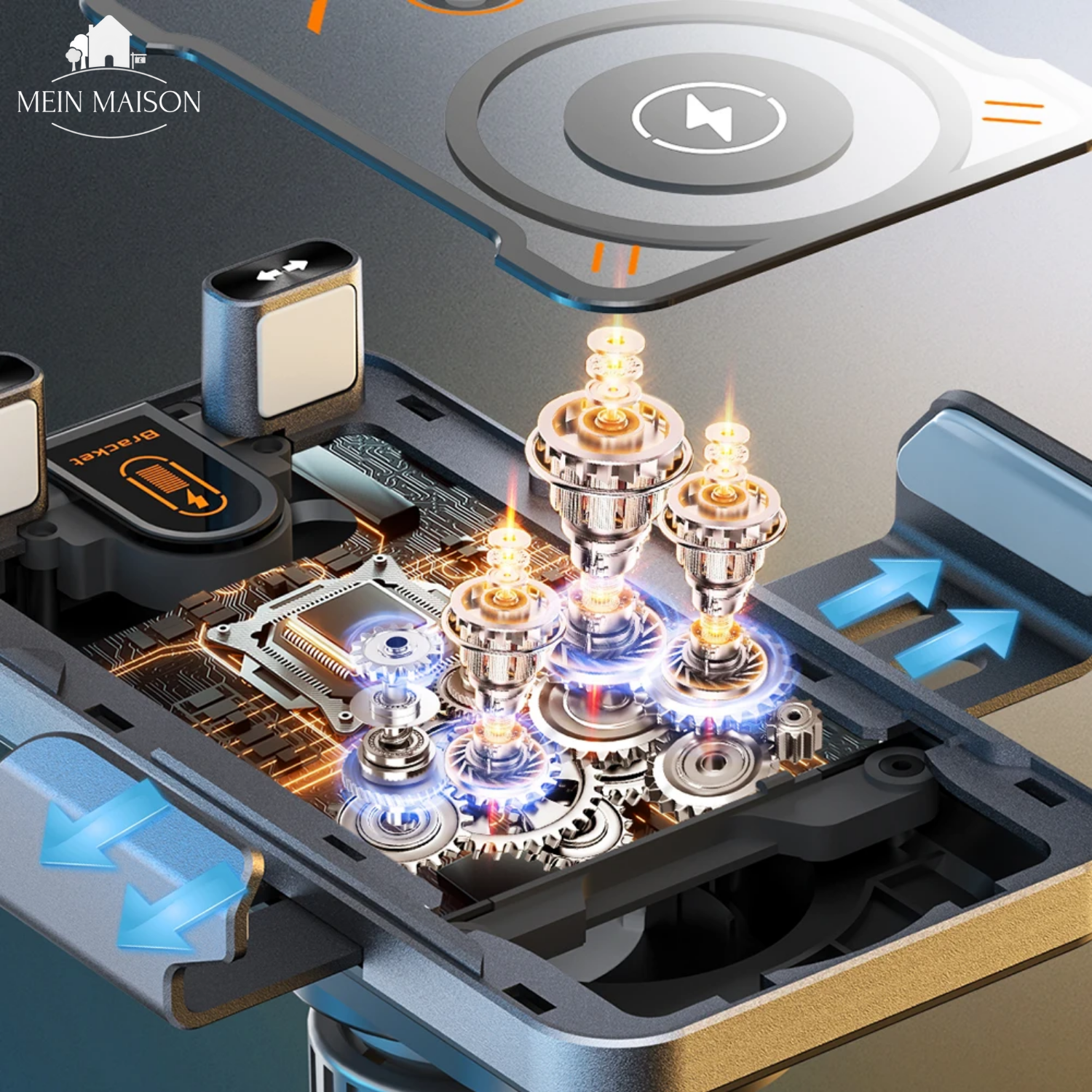 PowerNest™ — Lock In Safety and Power Your Phone Instantly for Stress-Free Driving