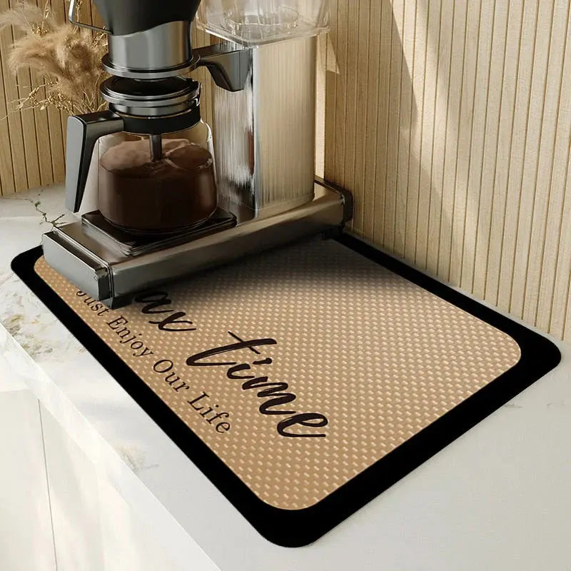 Absorbent Drip Mat | Rapidly Soaks Up Water | Shields Dishes | KüchenDry