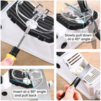 Knife Sharpener | Dual-Stage Honing | Secure Guide Slots | Cutting Performance