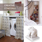 Curtain Holder Without Drilling | Adjustable & Self-Adhesive | Firm Grip | StickRod