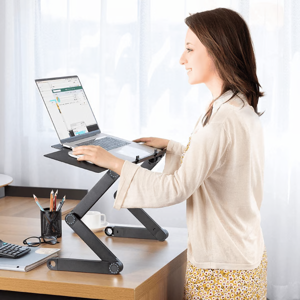 Laptop Stand Aluminum | Ventilated Shelf | Adjustable | Pivolt