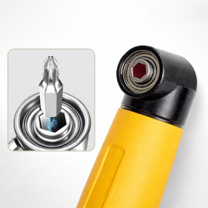 Angle Drill Adapter | Magnetic Bit Holder | For Confined Spaces | AngleCraft