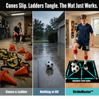 StrideMaster™ — Practice Genuine Match Footwork Right in Your Living Room