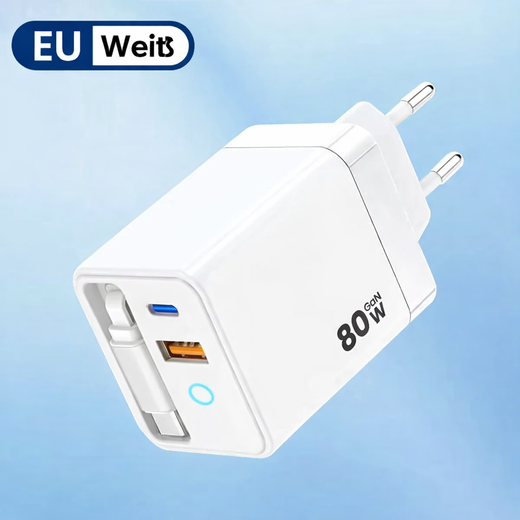 Turbocharger | Smart Turbocharger for Various Devices | GaN Rapid Charging Wall Adapter | TurboCharge