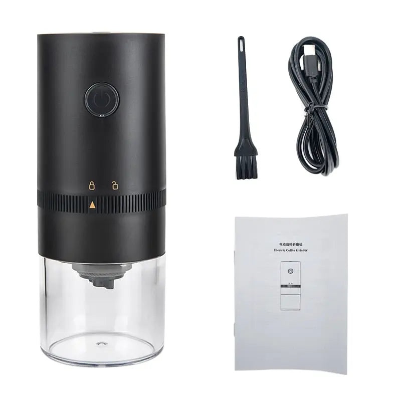 Electric Coffee Grinder | USB Rechargeable | Adjustable Grind Settings | KaffeeKompakt