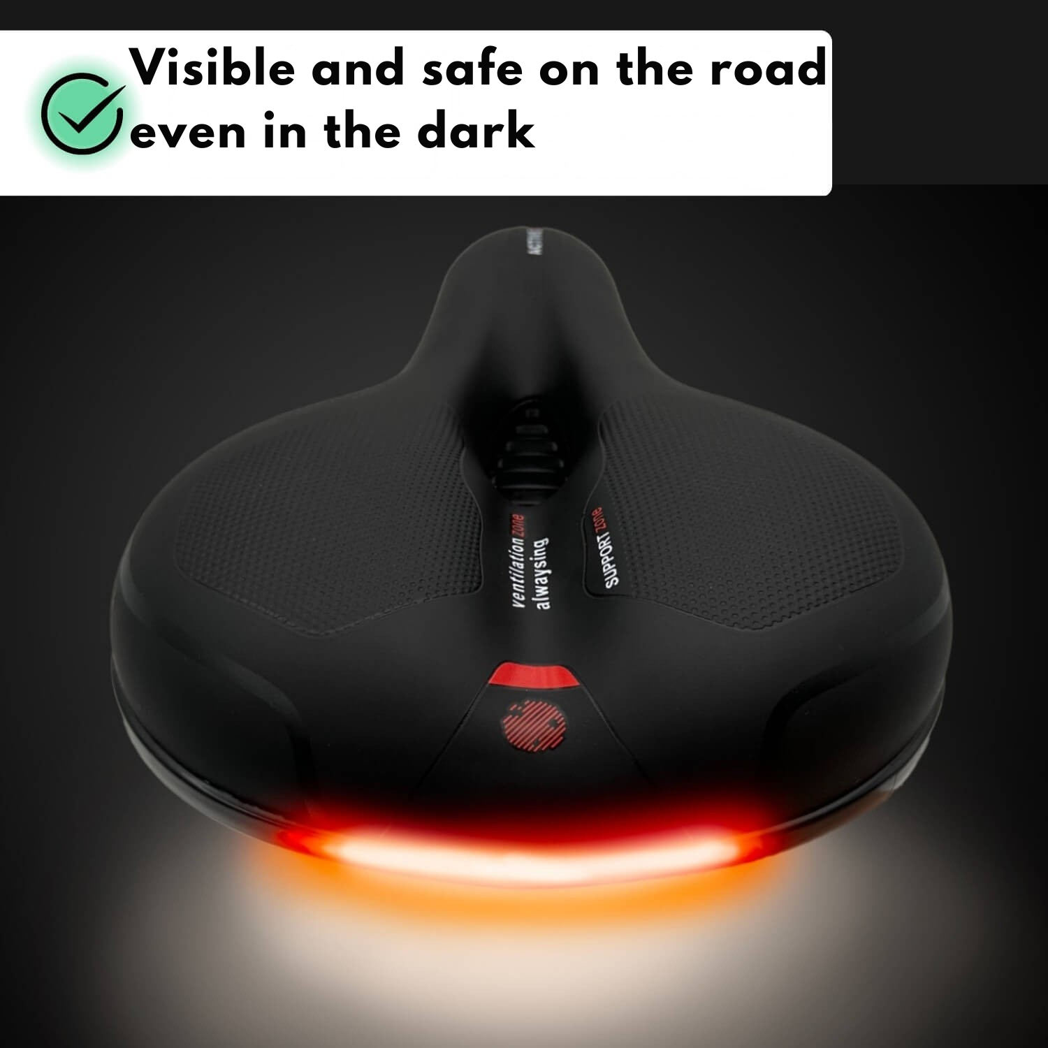 Bicycle Saddle | Comfort Ergonomics | Shock Dampening | RideRelief