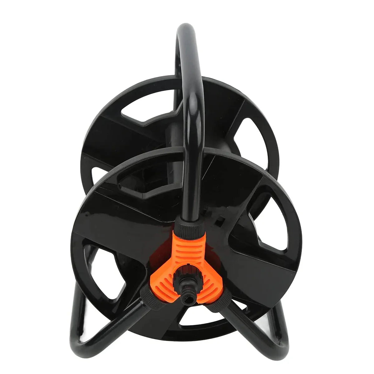 Portable Garden Hose Reel | Freestanding | Smooth Hose Control | FlowCrank
