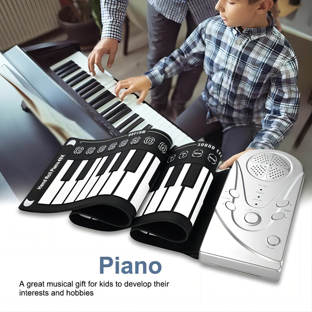 SilkTone™ Roll-Up Piano — Unleash Your Music Everywhere with True Piano Feel and Freedom