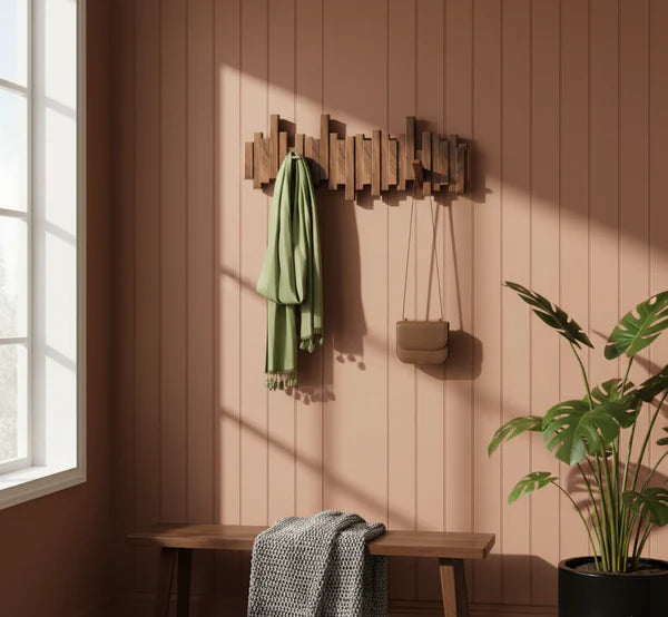 Wardrobe Wall | Designer Wall Hooks | Foldable, Space-Saving | HookHaven