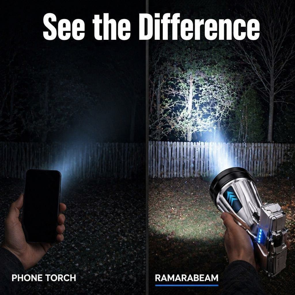 RamaraBeam™ — Cast a Beam Beyond the Tree Line and Power Up Your Phone Too