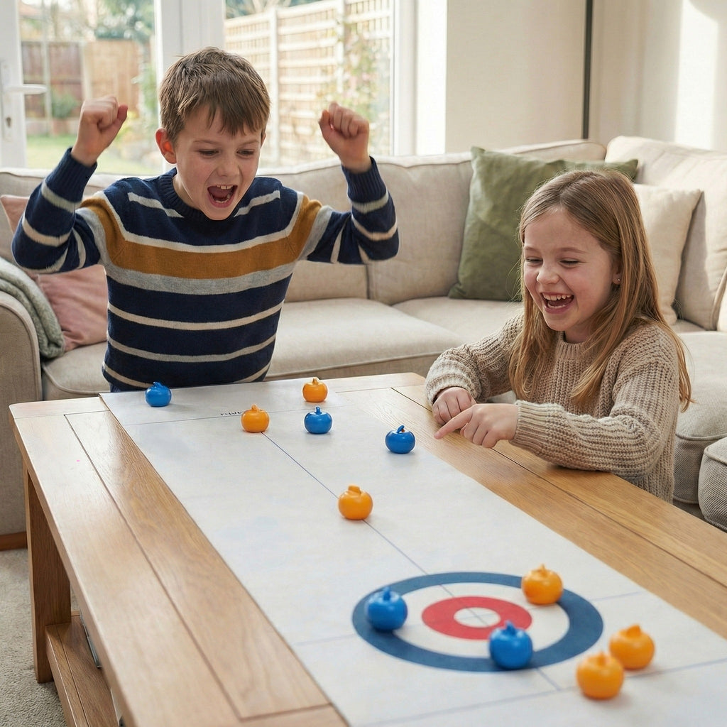 SlideMaster™ Mini Curling Set — Ignite Fierce Family Battles and Unforgettable Laughter in Minutes