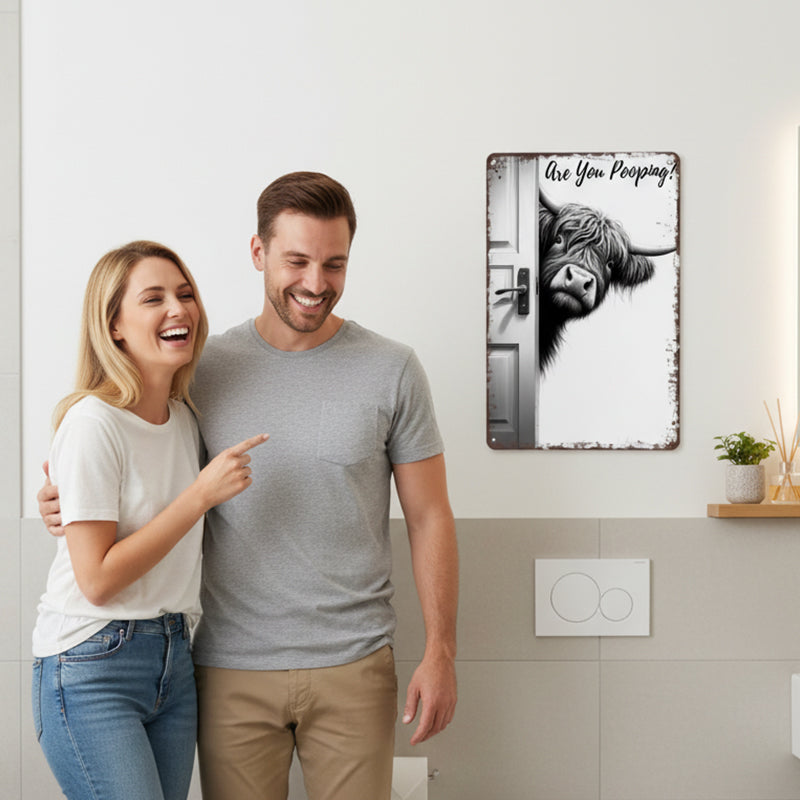 CheekBuzz™ Smile Plaque — Turn Every Bathroom Visit into a Moment of Joy and Lasting Charm
