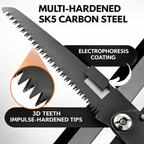 Folding Handsaw | Outdoor Foldable | Accurate Wood Cuts | Waldrix