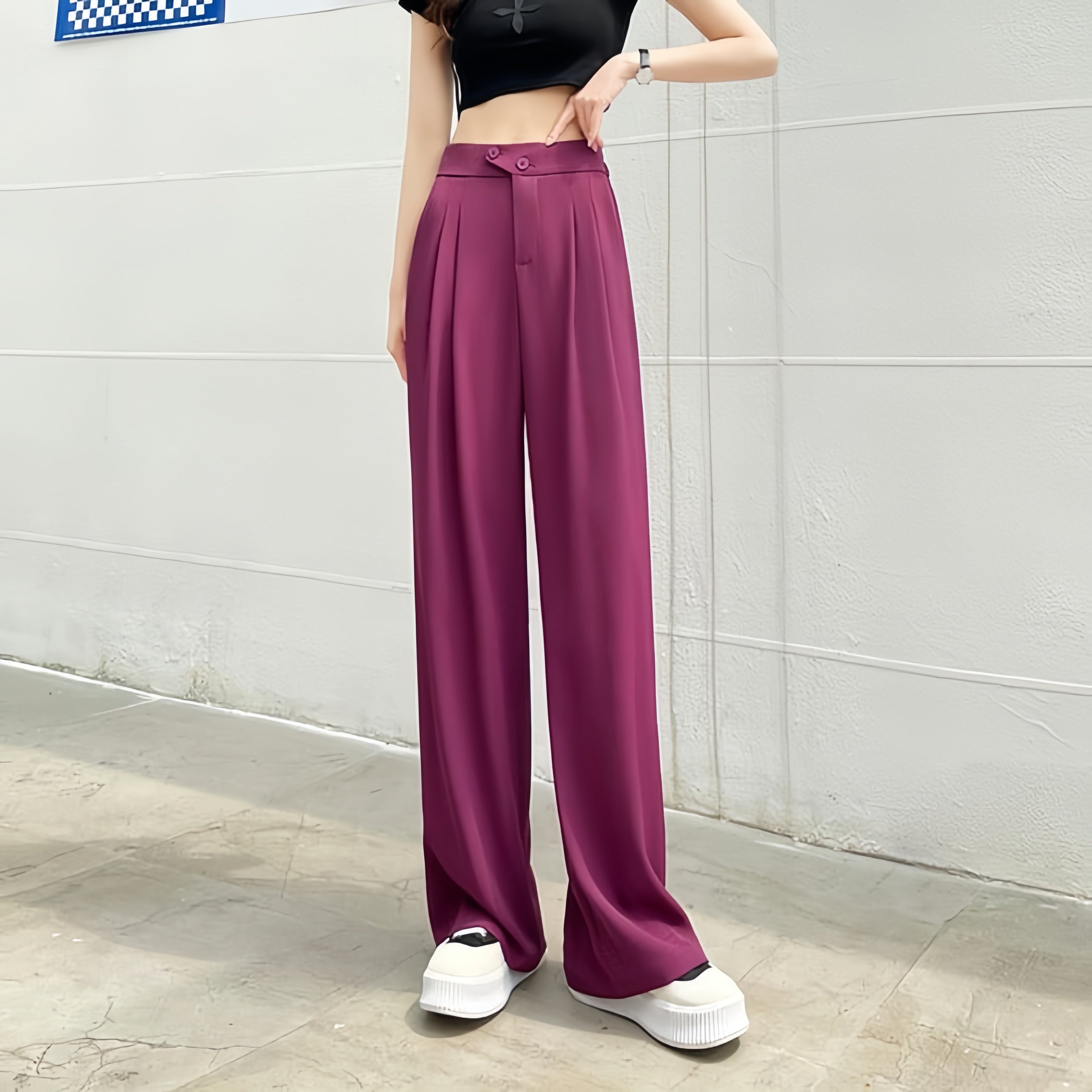LunaRise™ Plus Size Pants — Unlock Effortless Elegance and All-Day Confidence