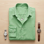 VenturoLux™ – Breezy Lightweight Cotton-Blend Long-Sleeve Shirt