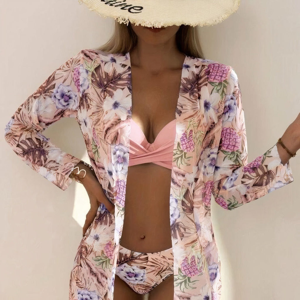 MarissaWave™ 3-in-1 Bikini Set — Unleash Your Confident, Curve-Hugging Beach Glow