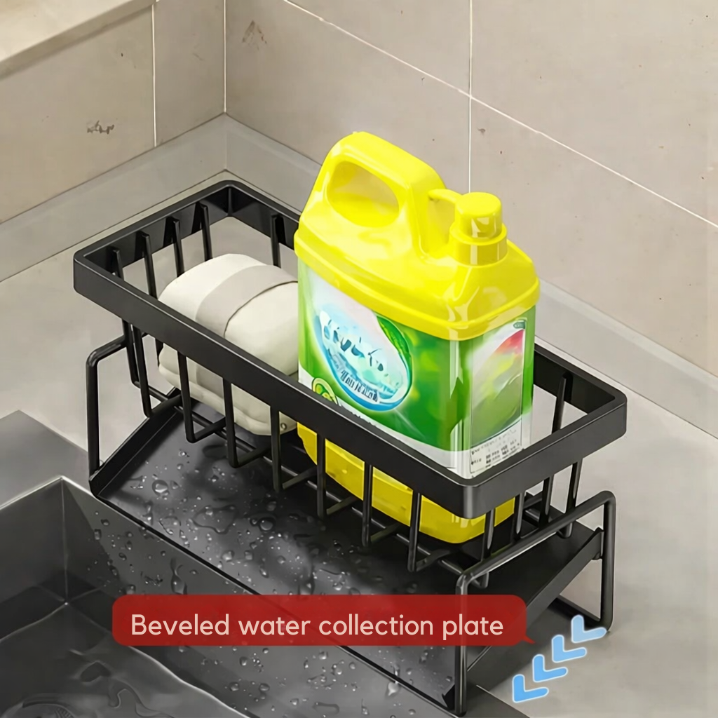 Kitchen Sink Rack | Rust-Resistant | Featuring Towel Holder | AquaRack
