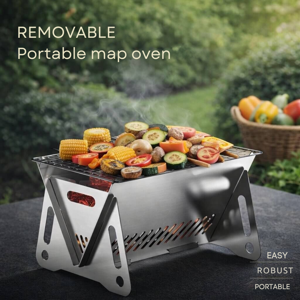 Charcoal Grill | Fast Setup | Sturdy Build | OutdoorFlamme