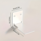 Floating Shelf | Invisible Floating Look for Books | Sturdy Iron Wall Bracket | FloatShelf