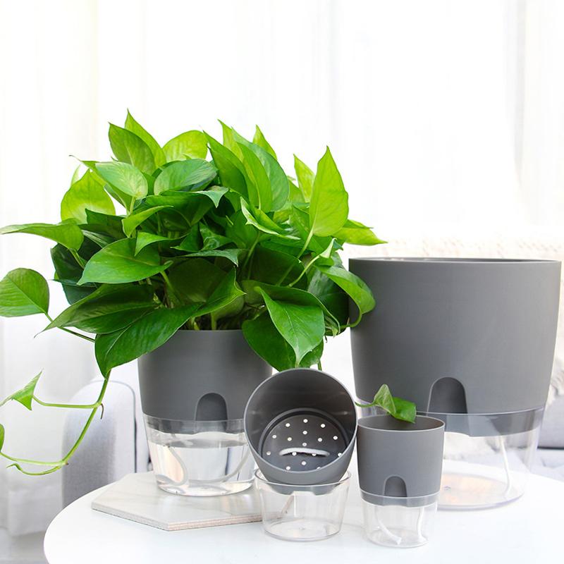 Flower Pot | Self-Watering | Clean Hydration | AquaWick