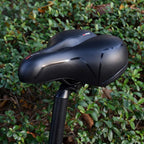 Bicycle Saddle | Dual Suspension & Memory Foam | Ventilation Groove | Veloflex