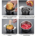 Pomegranate | Deseeder Set | Mess-Free Cleaning | PulpEase
