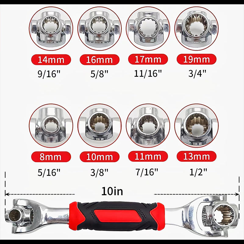 GripForce™ 48-IN-1 Multi-Wrench — Crush Every Bolt Fast with Effortless Power in Your Palm