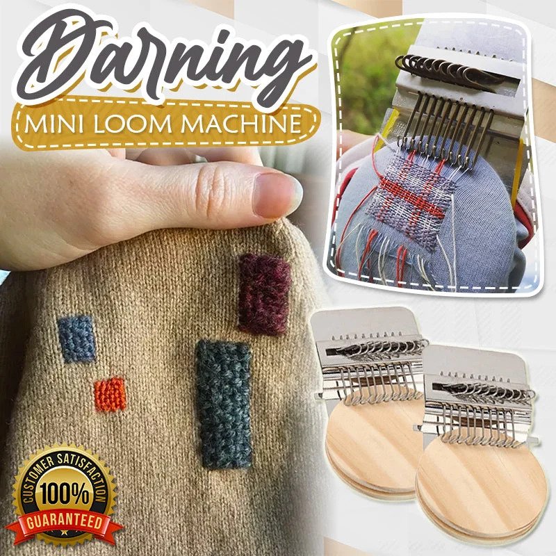 ThreadSculpt™ Mini Loom — Effortless Repairs That Spark Creativity and Save Your Favorite Clothes
