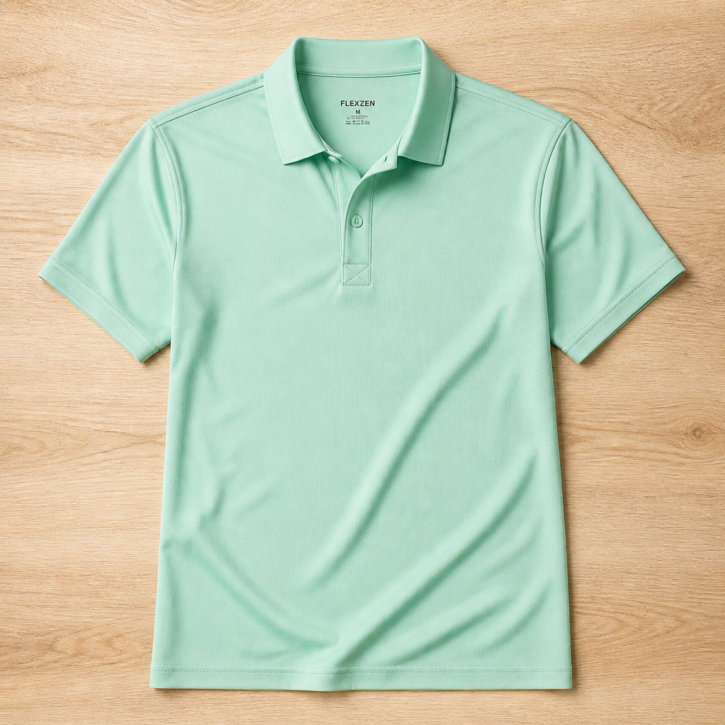 FlexZen™ – Performance Stretch Polo with Structured Collar