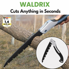 Folding Handsaw | Outdoor Foldable | Accurate Wood Cuts | Waldrix