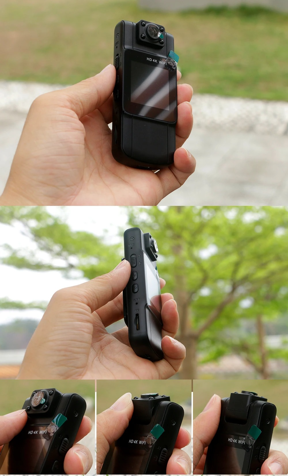Mini Camera | 4K Video | Lens Rotates | SecureCam