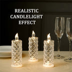 AuraFyre™ Crystal Candle — Ignite Cozy, Carefree Evenings with Stunning, Safe Glow