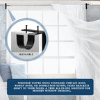 GripStay™ — Hang Stunning Curtains Fast Without Drills or Damage