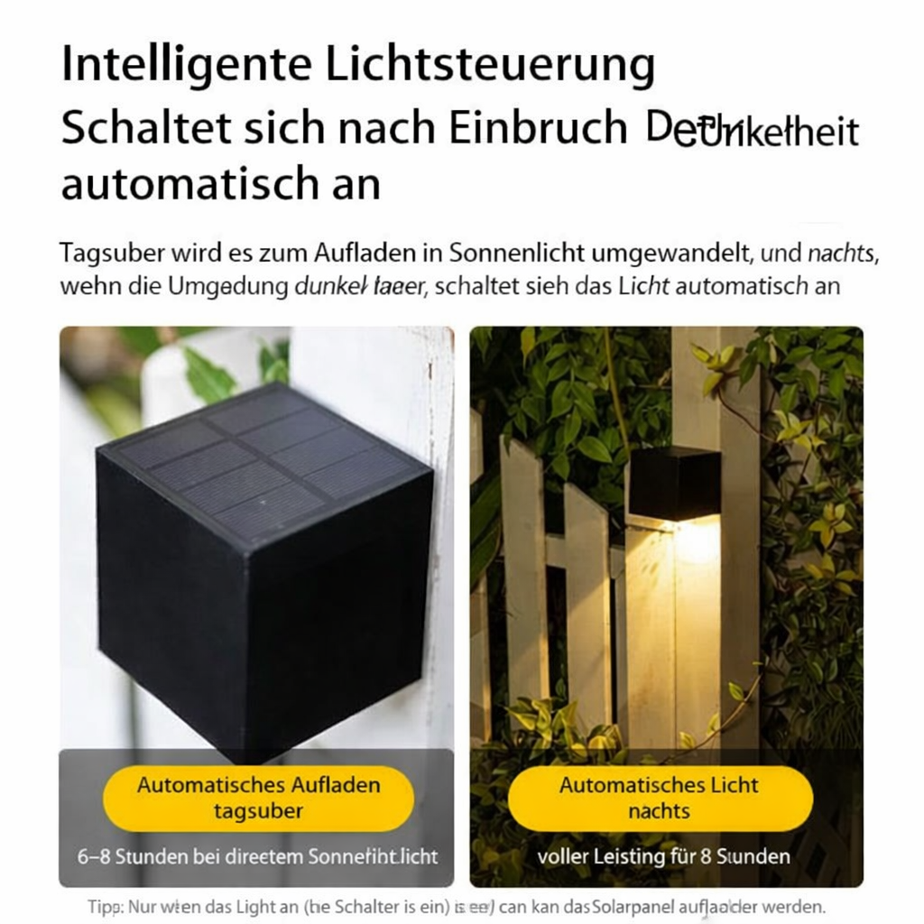 Wall lamp | Solar LED lamp | Weather-resistant wall light | Buenosaires