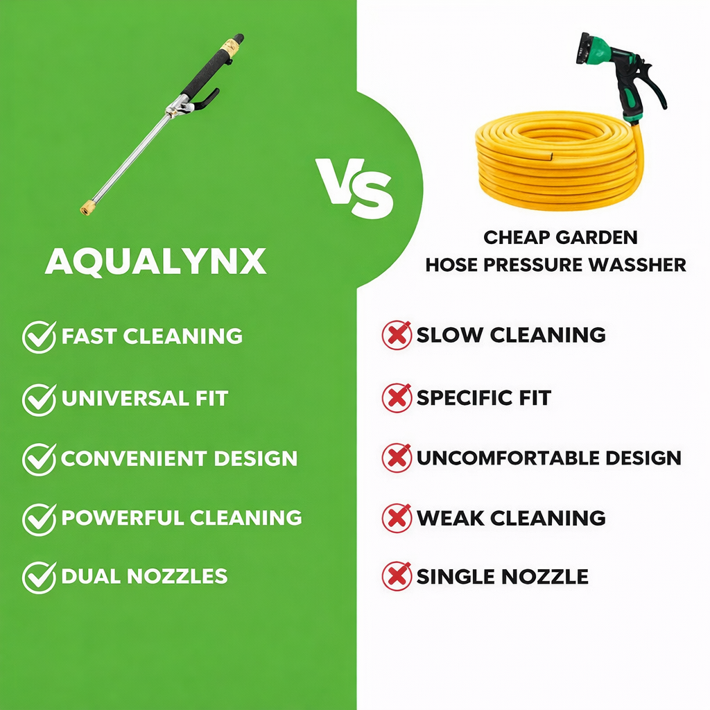 Cleaning Nozzle | Adjustable Nozzle | Powerful Water Jet | Aqualynx