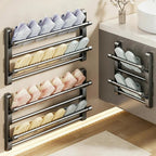 Wall-mounted Shoe Rack Plastic | Low-maintenance Material | Space-saving | ShoeLine