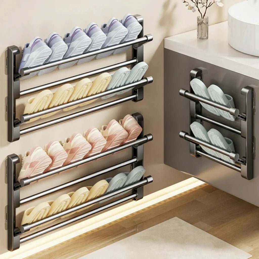 Wall-mounted Shoe Rack Plastic | Low-maintenance Material | Space-saving | ShoeLine