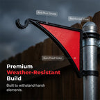 Fence Post Hook Metal | No-Tool Installation | Weather-Resistant | FenceHook
