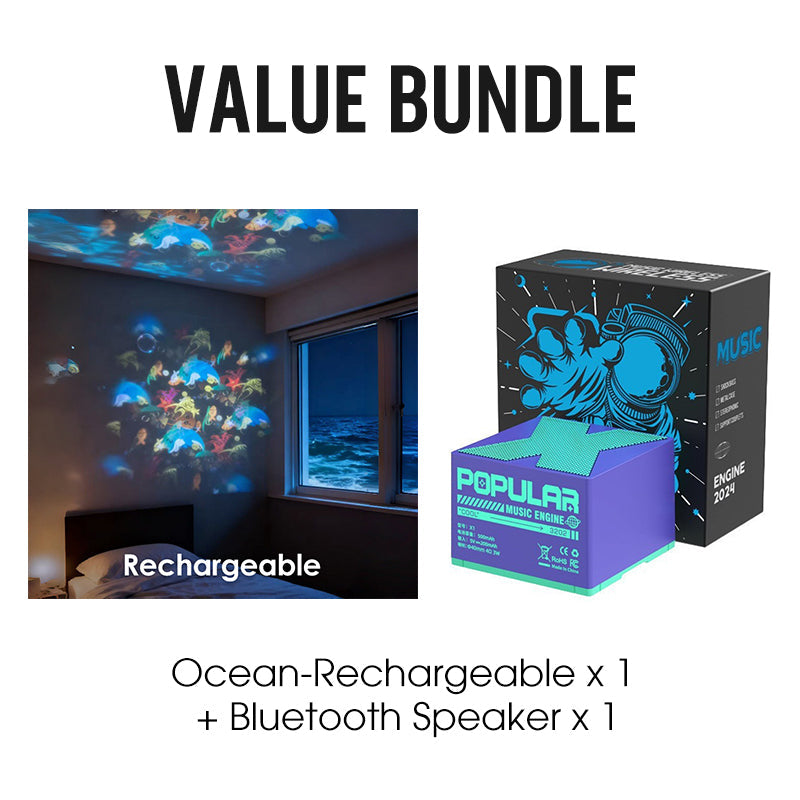 BlueLuxe™ — Drift Into Deep Calm with Hypnotic Ocean Waves Every Night