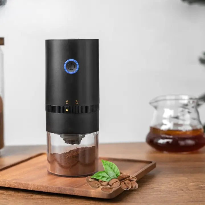 Electric Coffee Grinder | USB Rechargeable | Adjustable Grind Settings | KaffeeKompakt
