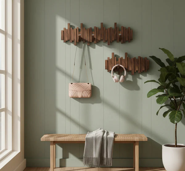 Wardrobe Wall | Designer Wall Hooks | Foldable, Space-Saving | HookHaven