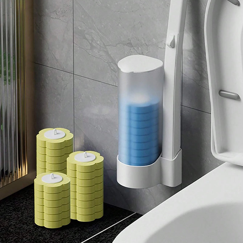 Disposable Toilet Brush | Antibacterial | Sanitary Sponge Heads | CleanClick