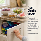 SealFlex™ — Effortless, Airtight Freshness That Saves Your Food and Sanity